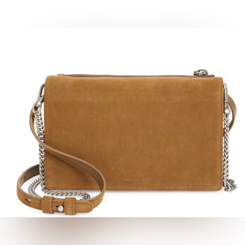 Allsaints suede crossbody